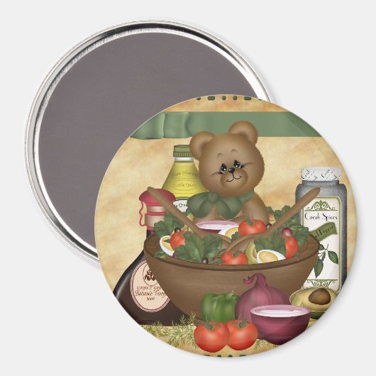 Zoete salade magneet (Voorkant / Achterkant)