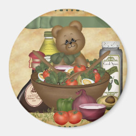 Zoete salade magneet