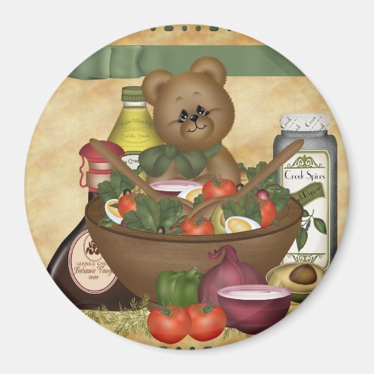 Zoete salade magneet (Voorkant)