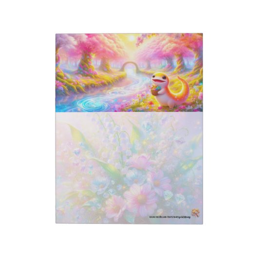 Zoete Salamander Notitieblok (Linkerzijde)