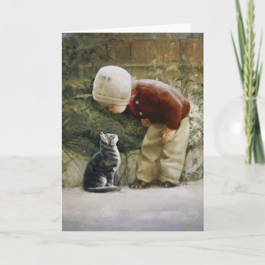 Zoete Sarah Feestdagen Kaart (Voorkant)