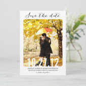 ZOETE Save The Date Kaarten (Staand voorkant)