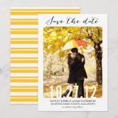 ZOETE Save The Date Kaarten (Voorkant / Achterkant)