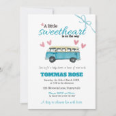 Zoete schat babyshower uitnodiging (Voorkant)