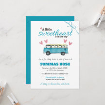 Zoete schat babyshower uitnodiging 