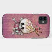 Zoete Schedel Cupcake Case-Mate iPhone Case (Achterkant (horizontaal))