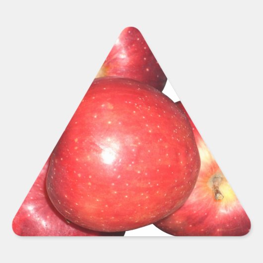 Zoete & scherpe rode appels - biologische fruitpri sticker (Voorkant)