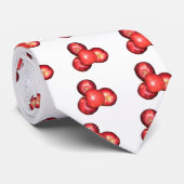 Zoete & scherpe rode appels - biologische fruitpri stropdas (Opgerold)