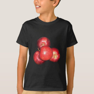 Zoete & scherpe rode appels - biologische fruitpri t-shirt