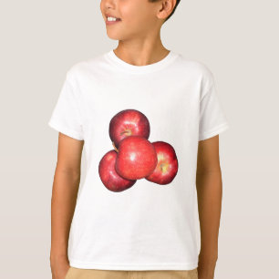 Zoete & scherpe rode appels - biologische fruitpri t-shirt