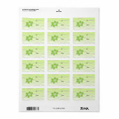 Zoete Schildpad Cadeaubonlabel Etiket (Full Sheet)