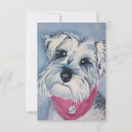 ZOETE SCHNAUZER PUPPY HOND DRAAIEN 10 RSVP (Achterkant)