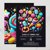 Zoete Serenity Wonderland Verjaardag Kaart (Voorkant / Achterkant)