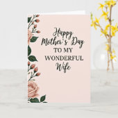 Zoete Serif Moederdag kaart (Gele Bloem)