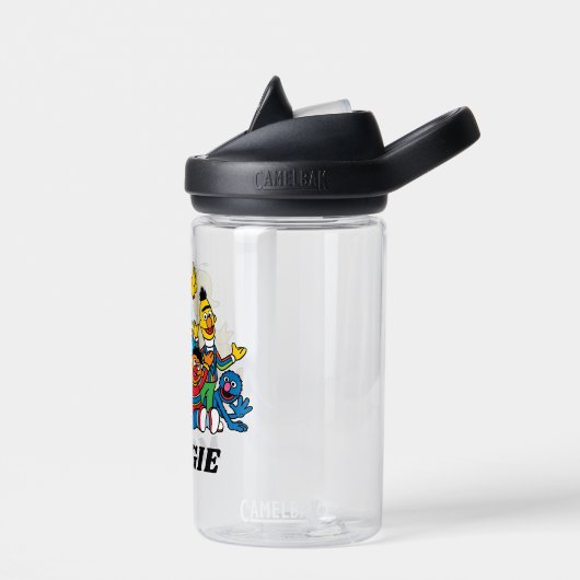 Zoete Sesamstraat Vrienden | Jouw namen toevoegen Waterfles (Links)