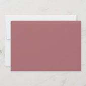 Zoete simpele cute blos roze roos babyshower kaart (Achterkant)