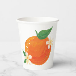 Zoete Sinaasappel Papieren Beker