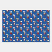 Zoete Sinterklaas Bezoeken West Virginia Inpakpapier Vel (Voorkant)