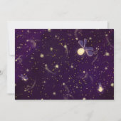 Zoete slaapliedje foto met gouden glans geboorte aankondiging (Achterkant)