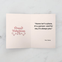 Zoete Slokjes & Hartjes Valentijnsdag Wenskaart Kaart