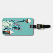 zoete smaak van vrij poster van consumptie-ijs bagagelabel (Voorkant horizontaal)