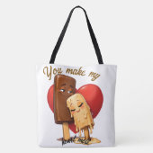 Zoete smelt tote bag (Achterkant)