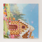 Zoete Snoep Cottage Legpuzzel (Horizontaal)
