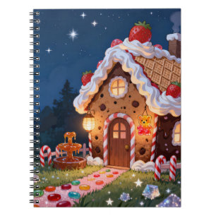 Zoete Snoep Cottage Spiraal Notebook Notitieboek