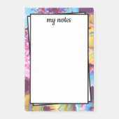 Zoete Snoep kleurrijke achtergrond Post-it® Notes (Voorkant)