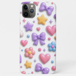 Zoete Snoep Pastel Icoontjes Patroon Case-Mate iPhone Case