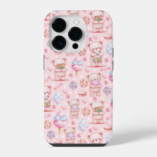 Zoete Snoepbeer en Snoepjes Naadloos Patroon iPhone 14 Plus Hoesje