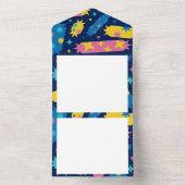 Zoete snoepjes. all in one uitnodiging (Binnen)