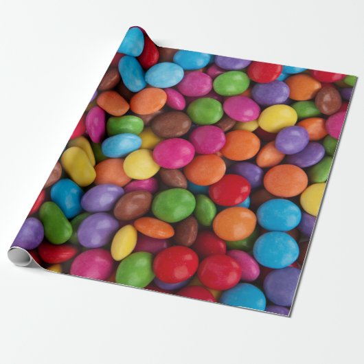 Zoete snoepjes cadeaupapier (Uitgerold)
