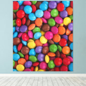 Zoete snoepjes canvas afdruk (Insitu (Houten vloer))