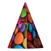 Zoete snoepjes feesthoedjes (Achterkant)