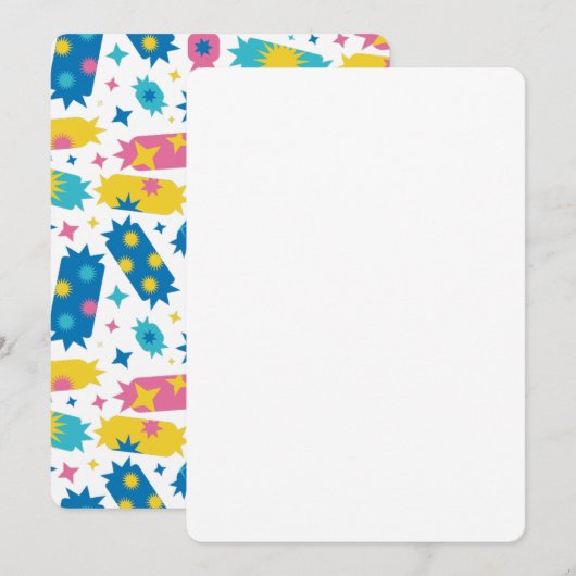 Zoete snoepjes. kaart (Voorkant / Achterkant)