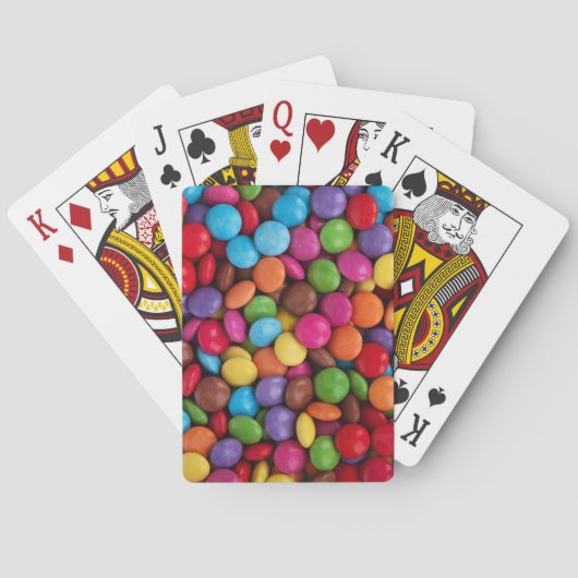 Zoete snoepjes pokerkaarten (Achterkant)