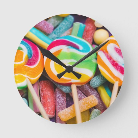 zoete snoepjes ronde klok (Voorkant)