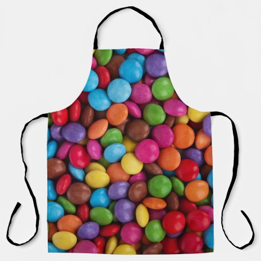 Zoete snoepjes schort (Voorkant)