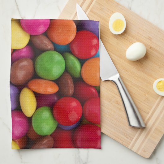 Zoete snoepjes theedoek (Quarter Fold)