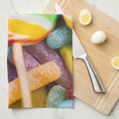 zoete snoepjes theedoek (Quarter Fold)