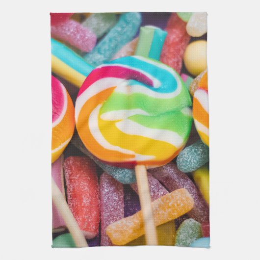 zoete snoepjes theedoek (Verticaal)