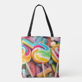 zoete snoepjes tote bag (Achterkant)