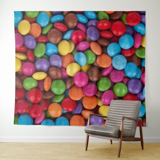 Zoete snoepjes wandkleed (In Situ (horizontaal))