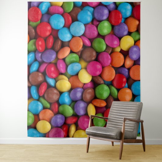 Zoete snoepjes wandkleed (In situ)