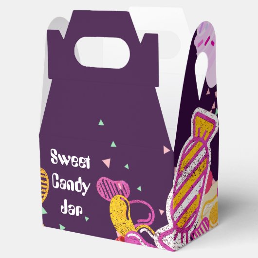 Zoete snoeppot bedankdoosjes (Geopend)