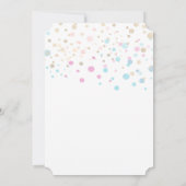 Zoete snoepwinkel baby shower uitnodiging (Achterkant)