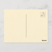 Zoete Snuggles: Buniberry Shortcake Delight Briefkaart (Achterkant)