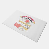 Zoete Snuggles: Buniberry Shortcake Delight Deurmat (Schuin)