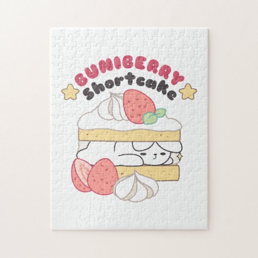 Zoete Snuggles: Buniberry Shortcake Delight Legpuzzel (Verticaal)